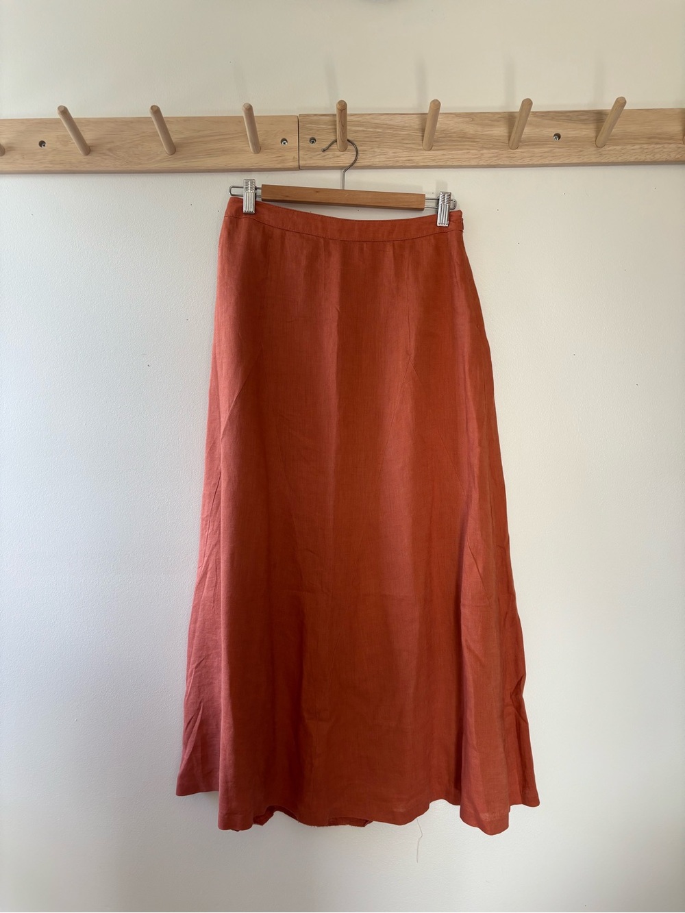 Jones New York Coral/Rust Maxi Skirt